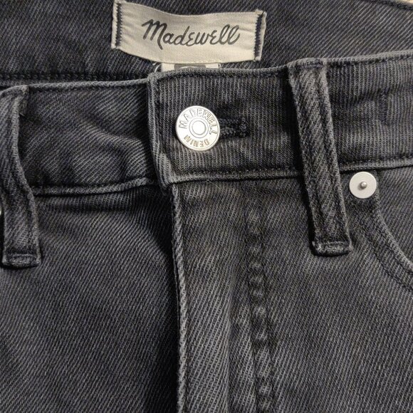 Madewell Black Curvy Kick Out Jeans SIZE 25 - Picture 5 of 6